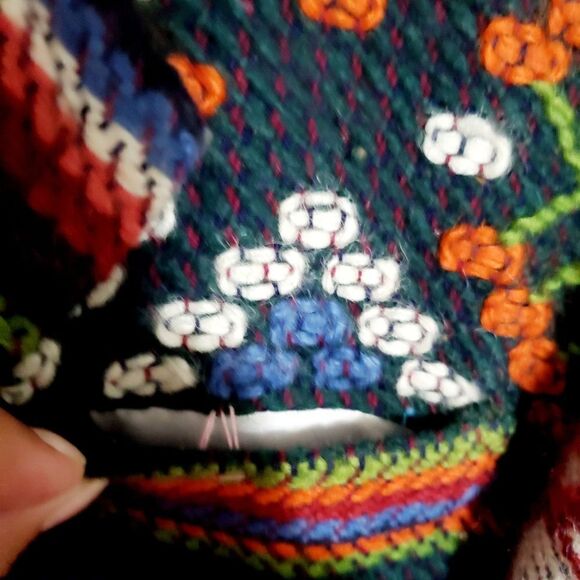 Hand Woven Yathra (Sheep Wool) Over Coat from Buthan Size Large - Picture 8 of 10